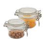 2pcs 100ml Clear Storage Cosmetic Plastic Jar