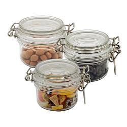 3 Pcs 100 ml Pudding PET Factory Bottle Jam Jar for Storage Candy Cans Storage Transparent PET Jars