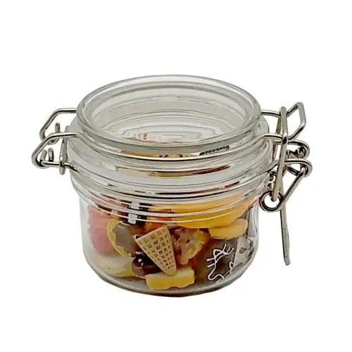 1 Stück Küchen PET-Dosen mit Deckel für Müsli, Snacks, Milchpulver, Süßigkeiten, Kekse, Aufbewahrungstank, PET-Aufbewahrungsvorrat mit Deckel