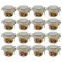 Bouteilles en PET Rondes Mini 100ml avec Caps ROUGES et Étiquettes (Pack de 16) Bouteille de Conservation Alimentaire Bouteilles en PET Rondes Mini 100ml avec Caps ROUGES et Étiquettes (Pack de 16) Bouteille de Conservation Alimentaire
