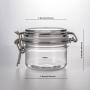 100ml jars for cosmetic cream Clear Storage Cosmetic Plastic Jar 