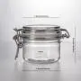 100ml Plastic Jars with lids, wide mouth, Bulk Pack of 2, Clear Plastic Round Jar & White Lid,-Made in USA