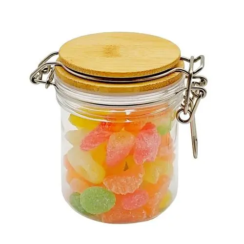 Bouteille Grande Taille Vente Wholesale Mini Turque à Thé Transparent en Plastique avec Couvercle en Bambou et Porte-Serviettes en Inox Bouteille Grande Taille Vente Wholesale Mini Turque à Thé Transparent en Plastique avec Couvercle en Bambou et Porte-Serviettes en Inox