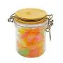 Bouteille Grande Taille Vente Wholesale Mini Turque à Thé Transparent en Plastique avec Couvercle en Bambou et Porte-Serviettes en Inox Bouteille Grande Taille Vente Wholesale Mini Turque à Thé Transparent en Plastique avec Couvercle en Bambou et Porte-Serviettes en Inox