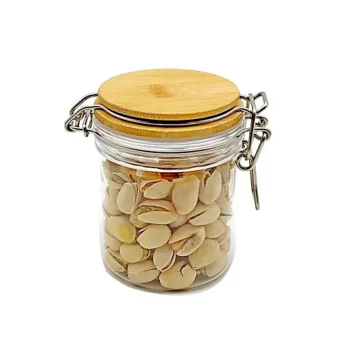 Klare 250 ml PET-Behälter, verschließbare Dose, Lebensmittel-Aufbewahrungsbehälter, PET-Behälter, Aufbewahrungsgläser für losen Tee, Kaffee, Bohne, Zucker, Salz