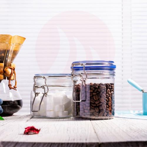 (2 Pack) 250ml Clear PET Jar with Bamboo wooden Cap,plastic Pet Jar Replacement (2 Pack) 250ml Clear PET Jar with Bamboo wooden Cap,plastic Pet Jar Replacement
