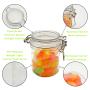 80pcs 250Ml Clear PET Jar Sealed Canister Food Storage Container PET Containers Storage Jars For Loose Tea Coffee Bean Sugar Salt