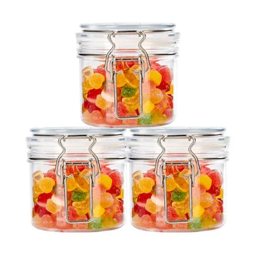 Bouteille en plastique PET de qualité alimentaire 350ml/12oz, 3 pièces, avec couvercle pour emballage de miel. Bouteille en plastique PET de qualité alimentaire 350ml/12oz, 3 pièces, avec couvercle pour emballage de miel.