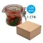 Bouteilles en PET transparentes 350ml, 120 pièces, pour épices, sucre, thé, contenants de rangement de cuisine avec couvercles. Bouteilles en PET transparentes 350ml, 120 pièces, pour épices, sucre, thé, contenants de rangement de cuisine avec couvercles.