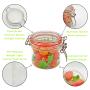 350ml Clear PET Jar Seasoning Container Coffee Storage Tank  Sugar Tea Spice Jars with Lids Kitchen Storage Containers