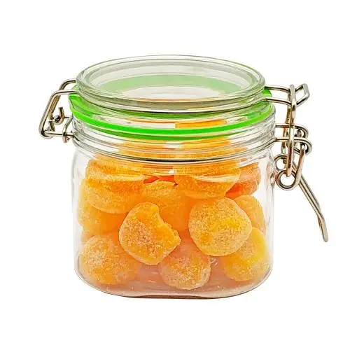 Weihnachtsgeschenk 400ml Belüftete Kunststoff-Tier-Süßigkeit-Glasbehälter Ersatz mit Dichtung aus Gummi und Scharnierdeckel