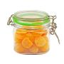 Christmas Gift 400ml Airtight Plastic Pet Candy Jar Replacement with Leak Proof Rubber Gasket and Hinged Lid 