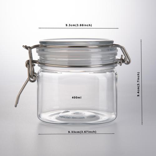400ml 2pcs Square Pet Food Storage Replacement Containers with Lids Set of Two Honey Pet Jars 400ml 2pcs Square Pet Food Storage Replacement Containers with Lids Set of Two Honey Pet Jars