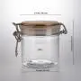 72pcs PET Jars 450ml Round Bamboo Lid Plastic Jar Clear Spice Jars Sealed Canister Food Storage Container for Loose Tea Coffee Bean Sugar Salt 72pcs PET Jars 450ml Round Bamboo Lid Plastic Jar Clear Spice Jars Sealed Canister Food Storage Container for Loose Tea Coffee Bean Sugar Salt
