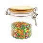 1pcs Jars Compatible For Spices PET Storage Bottles Jars With Lid Capacity Honey Plastic Candy Jar Kitchen Storage Container PET Jar,500ml