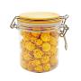 Jar Bottle World Coffee Container Sealed Jar Container 5 inch Stainless Steel Vacuum Jar Sealed Storage Jar for Sugar Tea Bean(L)