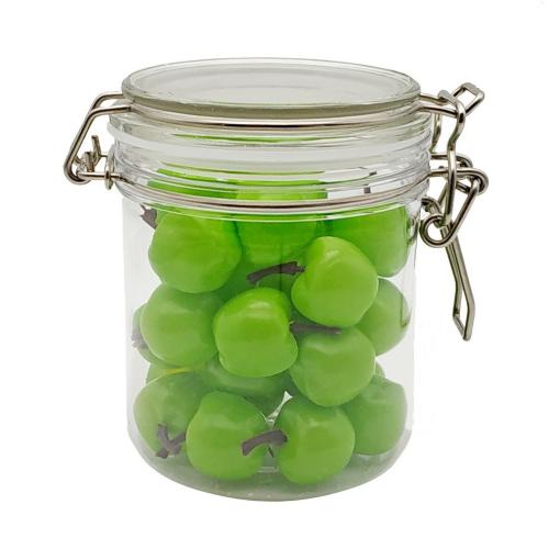 Amazon Top Seller Honey Candy Herb Weed Cookie 500ml Food Storage Plastic Pet Jar With Airtight plastic Lid