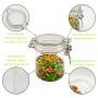 Sealed Cans PET Sealed Bottle Storage Jars Soaked PET Bottles Kimchi Enzyme Honey Plastic Pet Jar Replacement Round 500Ml
