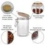 Récipients d'épices ronds de 750ml, 3 pièces, en plastique pour confiture de café ou bonbons, avec couvercle en bois – Récipient d’épices de remplacement. Récipients d'épices ronds de 750ml, 3 pièces, en plastique pour confiture de café ou bonbons, avec couvercle en bois – Récipient d’épices de remplacement.