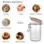 Récipients d'épices ronds de 750ml, 3 pièces, en plastique pour confiture de café ou bonbons, avec couvercle en bois – Récipient d’épices de remplacement. Récipients d'épices ronds de 750ml, 3 pièces, en plastique pour confiture de café ou bonbons, avec couvercle en bois – Récipient d’épices de remplacement.