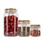 Bouteille en verre alimentaire avec couvercle en bois, pot Mason en PET avec couvercle en bois, pot en plastique à large ouverture en PLA de 3 tailles. Bouteille en verre alimentaire avec couvercle en bois, pot Mason en PET avec couvercle en bois, pot en plastique à large ouverture en PLA de 3 tailles.