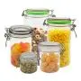 5 sizes promotional cheap plastic pet kitchen canister set tea tin airtight lid container jar 5 sizes promotional cheap plastic pet kitchen canister set tea tin airtight lid container jar