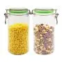 1.5l Clear Empty Plastic Jars - Pack of 2 Large BPA Free Airtight Leak Proof Canisters -PET Jar Food Grade Refillable Holder ? Ideal Containers for Kitchen and Home Storage 1.5l Clear Empty Plastic Jars - Pack of 2 Large BPA Free Airtight Leak Proof Canisters -PET Jar Food Grade Refillable Holder ? Ideal Containers for Kitchen and Home Storage