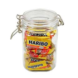 800ml H152mm Wide mouth Square shape PET plastic can air tight candy storage jar with lids