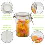 800ml clear pet plastic bottle Kitchen Sealed Jar Plastic Bottle Transparent Grain Storage Box Zero Food Dried Fruit Bean Candy Storage Tank