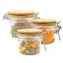 Storage Jar Factory directly supplied PET Jar Set with Color Lids and Stainless Steel Stand Canister Set PET Container Set PET Jars for Candies Chocolate Almonds 3pcs Storage Jar Factory directly supplied PET Jar Set with Color Lids and Stainless Steel Stand Canister Set PET Container Set PET Jars for Candies Chocolate Almonds 3pcs