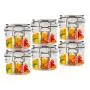 Bouteille en PET vide 4oz/120ml avec couvercle, lot de 6