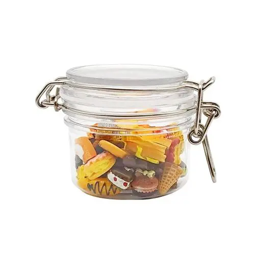 120 ml Acryl Kunststoff Behälter mit Schraubdeckel für Snacks und Lebensmittel Verpackung