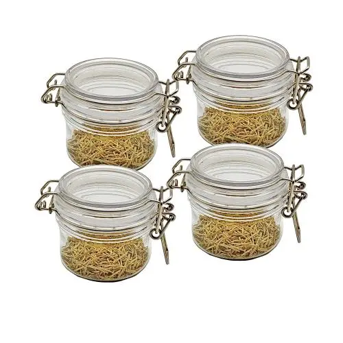 4pcs 120Ml Hot Fashion Small PET Jars Cute Mini Wishing Cork Stopper PET Bottles Vials Jars Containers Size Free 4pcs 120Ml Hot Fashion Small PET Jars Cute Mini Wishing Cork Stopper PET Bottles Vials Jars Containers Size Free