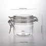 4 OZ PET Jar Yogurt Jars Pudding Jar with Lid Plastic Pet Containers Replacement with PE Cap for Yogurt, Milk, Jam,Mousse and More