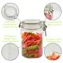 high plastic joint storage jar grain sealed tank seal pot heat-resistant plastic jar 3pcs