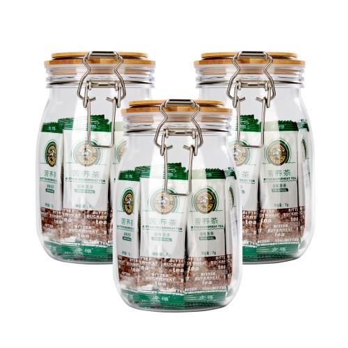 1150ml 3pcs Mason jars luxury plastic pet jar with bamboo lid bamboo Food Constainer