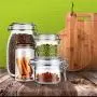 1150ml 3packs Wholesales plastic pet jar airtight food storage container set