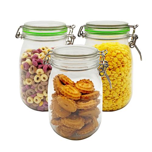 1150ml 3Pcs Candy Storage Christmas Biscuits Coin Candy Storage Box Container Case Jewelry Headphones Organizer Tin Sealed Jar, 2 Colors Optional