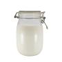 1250ml round milk shake plastic Pet bottle replacement mason jar smoothie Pet jar