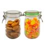 1150ml 2pcs BPA Free Food Grade Pet Wedding Plastic Juice Cookies Candy Storage Jar