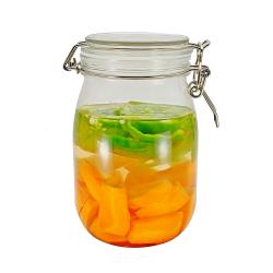 amazon top seller pet lid 1150ml candy cosmetic packaging pet pickle jar and mason jar container