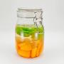 amazon top seller pet lid 1150ml candy cosmetic packaging pet pickle jar and mason jar container