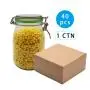 Coffret de rangement pour bonbons Noël, biscuits, pièces de monnaie, bijoux, écouteurs, récipient en métal étanche (40 pièces x 1150ml) Coffret de rangement pour bonbons Noël, biscuits, pièces de monnaie, bijoux, écouteurs, récipient en métal étanche (40 pièces x 1150ml)