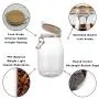 1650ml 40 Stück Großhandel hochwertige Küchen Lebensmittel Lagergläser klare Gewürze Tee Kaffee Kunststoff Acryl Lagerbehälter