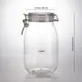 40 Pack -1600ml Mason Jar - PET Jar Wide Mouth with Airtight Foam Lined Plastic Lid - Safe Mason Jar Food Jar for Fermenting Kombucha Kefir - Pickling, Storing and Canning 