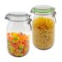 Ball Mason Jars  Bundle with Non Slip Jar Opener- Set of (2)  Mason Jars with Regular Mouth - Canning PET Jars with Lids, Heritage Collection