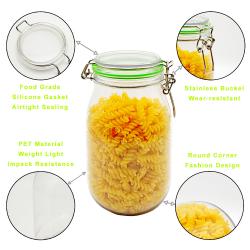 1600ml PET Jar Mason jar with Lid,Food Jar and Food Storage jar