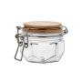 120ml Hexagon Fashioned PET Jar with Bamboo Lid,Cosmetic, Food  Jar Packaging For You