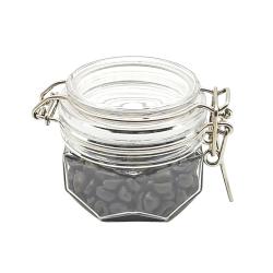 4 oz Hexagon PET Jar Silver Metal Lid by Packaging Storage jar For You 12 pack Honey Jar