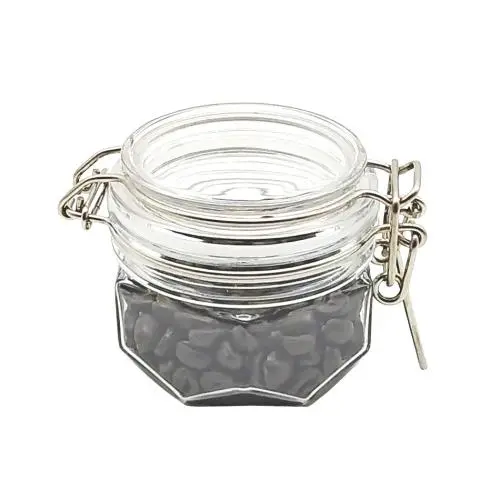 4 oz Hexagon PET Jar Silver Metal Lid by Packaging Storage jar For You 12 pack Honey Jar 4 oz Hexagon PET Jar Silver Metal Lid by Packaging Storage jar For You 12 pack Honey Jar